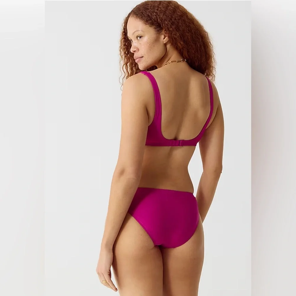 J Crew Hipster full-coverage bikini bottom Size XS S M 2X NWT